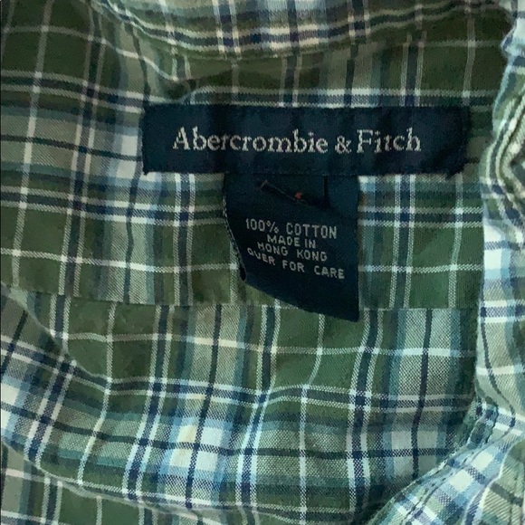 3/4 length Green Button Up - Picture 3 of 4